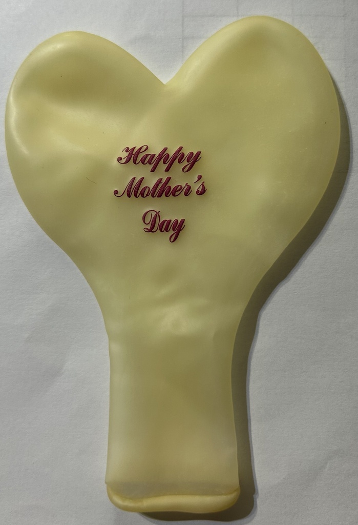 11” Happy Mother Day Clear Heart 5 pcs