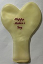 11” Happy Mother Day Clear Heart 5 pcs
