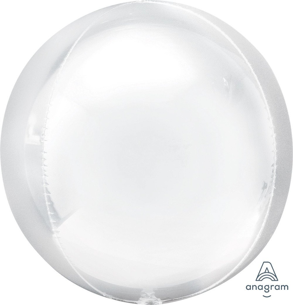 16" Orbz White