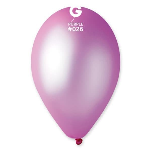 12" GF110 Purple Neon #026 50 pcs