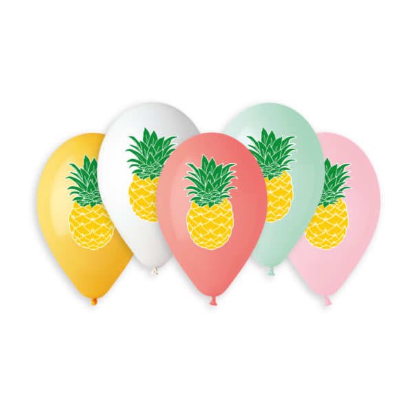 13" GS120 Colorful Pineapple #784 5 pcs.