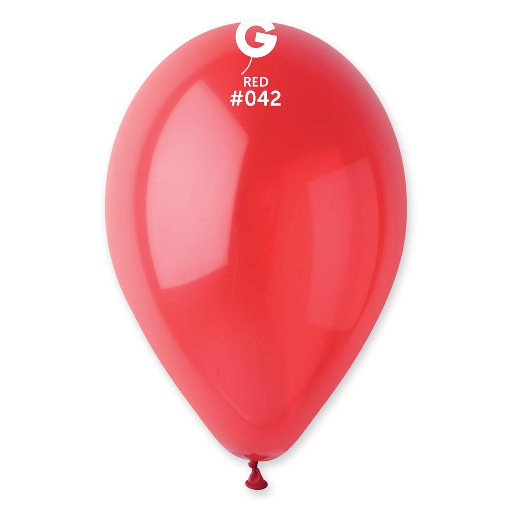 12" G110 Red Crystal #042 50 pcs