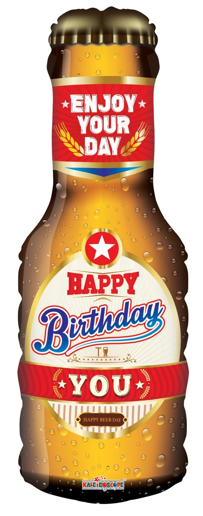 14" Birthday Beer Bottle
