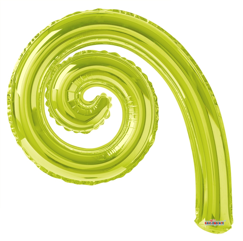 14" Kurly Spiral Kiwi 2 pcs