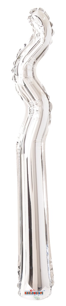 14″ Kurly Zig Zag Silver 2 pcs