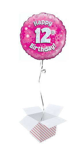 18" Llenado con Helio con Cinta (sin el Foil)