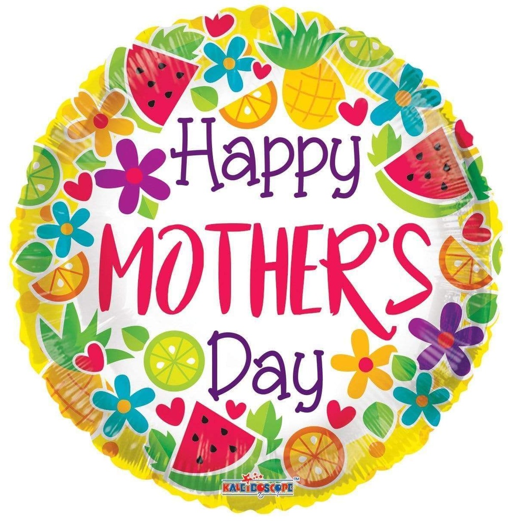 18″ Happy Mother's Day Sweet Flowers & Fruit