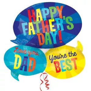 26" Happy Fathers Day D-A-D