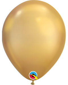 7" Chrome Gold Qualatex 100 pcs