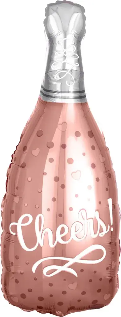 36" Cheers Rose Champagne Bottle 2 pcs