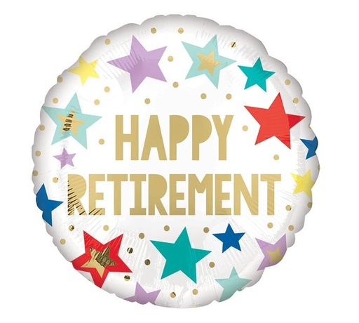 [416408] 18" Retirement Stars White