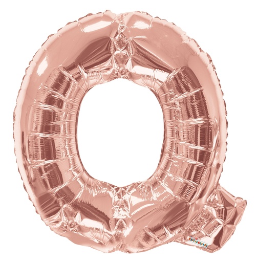 [108935] 34" Letter Q Rose Gold Kaleidoscope
