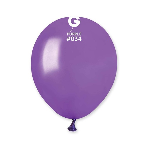 [53418] 5" AM50 Metallic Purple  #034 100 pcs