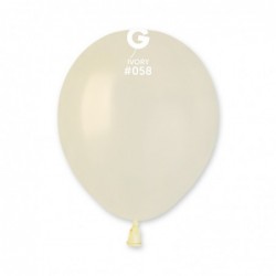 [55818] 5" AM50 Metallic Ivory #058 100 pcs