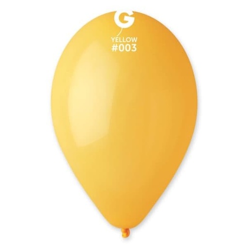 [110302] 12" G110 Yellow #003 50 pcs