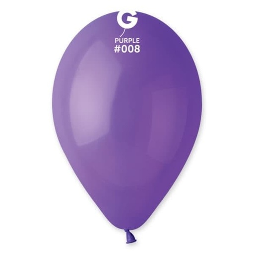 [110807] 12” G110 Purple #008 50 pcs