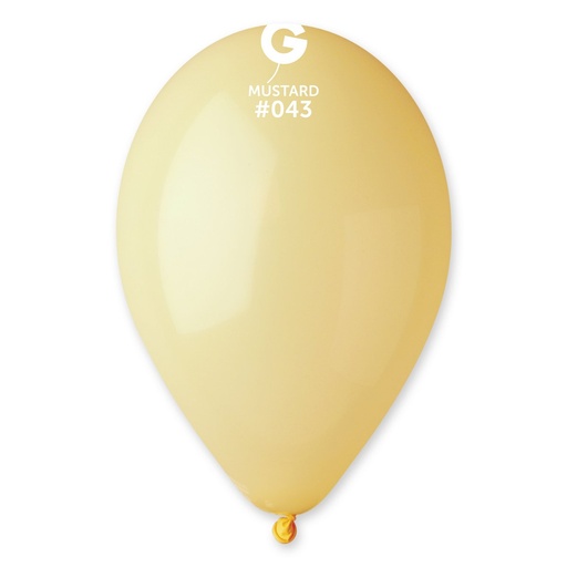 [114300] 12" G110 Mustard #043 50 pcs