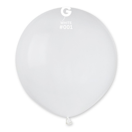 [150155] 19" G150 White #001 25 pcs