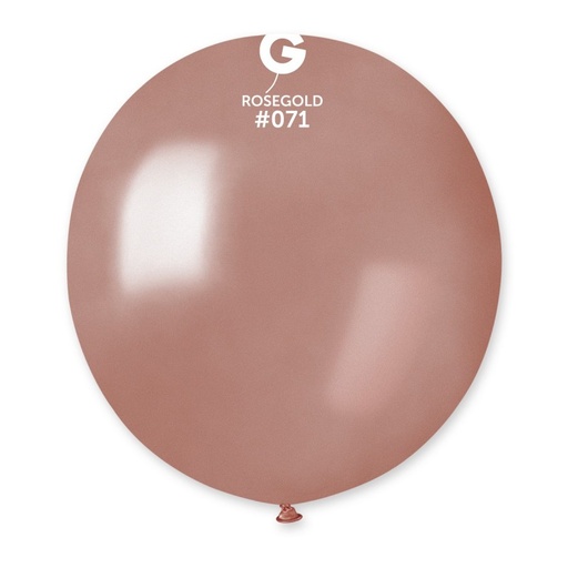 [157154] 19" GM150 Metallic Rose Gold #071 25 pcs