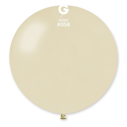 [340389] 31" GM30 Metallic Ivory #058 1 pcs
