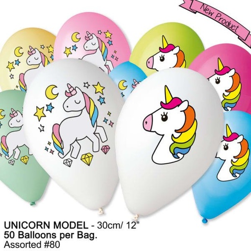 [924053] 12" GS110 Unicorn #660-661 5 pcs.