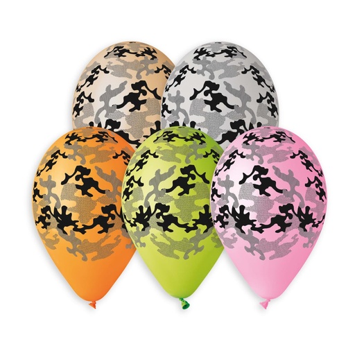 [925272] 13" GS120 Camouflage Ass. #799 5 pcs.