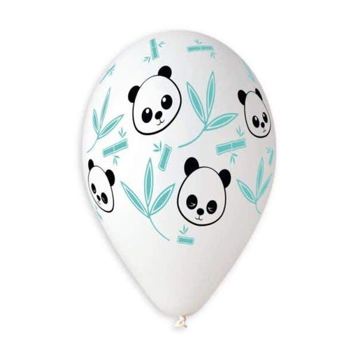 [929119] 13" GS120 Panda & Bamboo Leaves  #859 5 pcs.