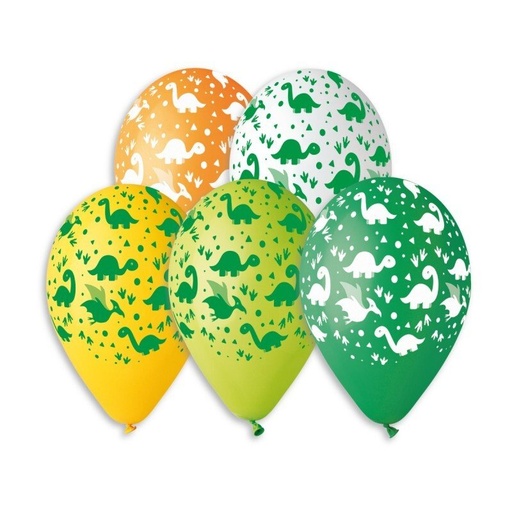 [939545] 13" GS120 Dinosaurs Ass. #638 5 pcs.