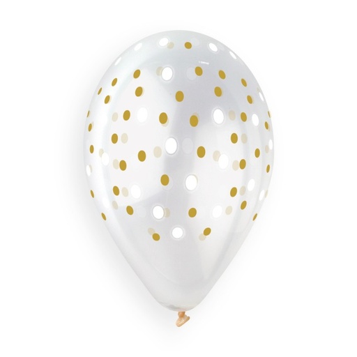 [940572] 13" GS120 Golden Dots Crystal #1037 5 pcs.