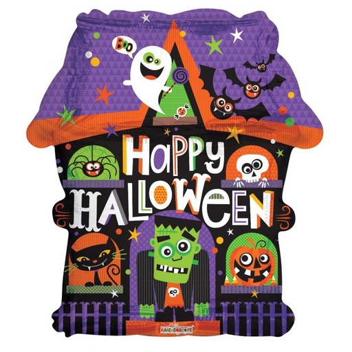 [88131-18] 18" Haunted Halloween Mansion