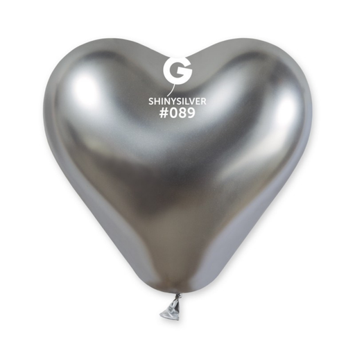 12" CRB12 Shiny Silver #089 5pc