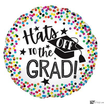 [11442910] 18" Grad Stars & Confetti