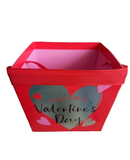 [WM1902VA25B] Caja Carton Roja Cuadrado 12.7 x 12.7 x 10.8 cm