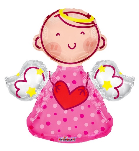[35278-28] 28" Pink Angel Girl