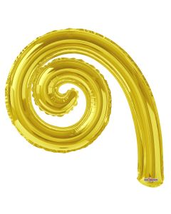 [199273] 14" Kurly Spiral Gold 2 pcs