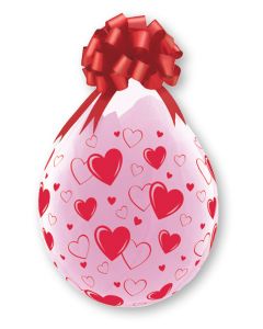 18" Hearts & Hearts Clear 3 pcs