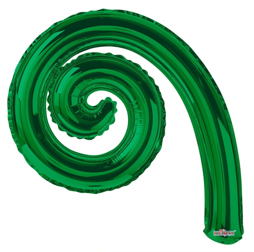 [19962] 14" Kurly Spiral Green 2 pcs