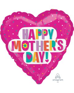 [40876] 18" Mother's Day Color Dots