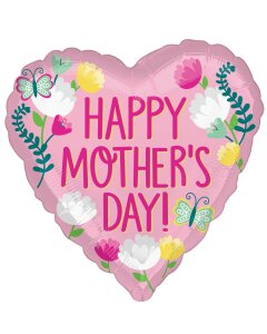 [44316] 18" Mother's Day Pink Floral