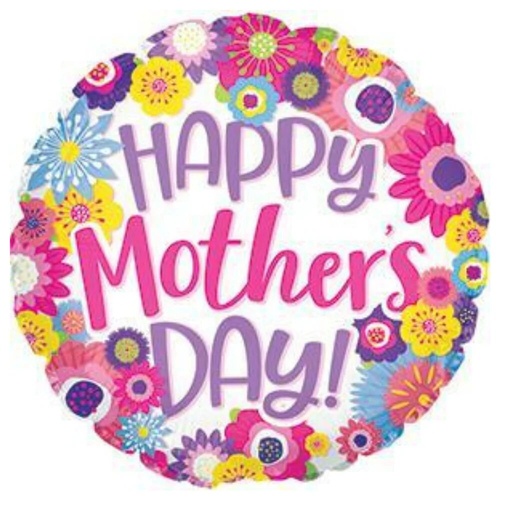 [114378] 18" Happy Mother's Day Flowers