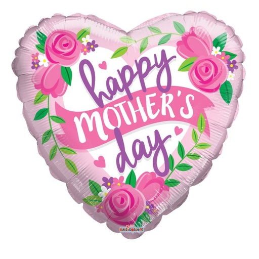 [84273-18] 18" Pink Roses Mother's Day