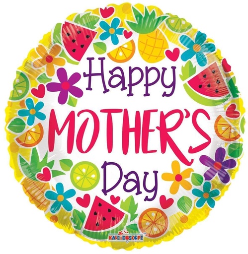 [84297-18] 18″ Happy Mother's Day Sweet Flowers & Fruit