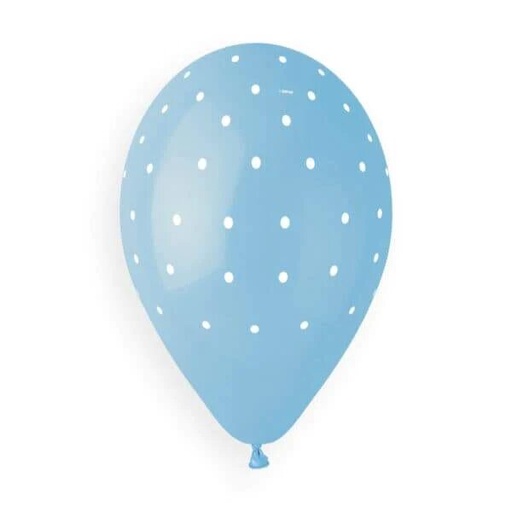 13" GS120 Chic Dots Baby Blue #1051 5 pcs