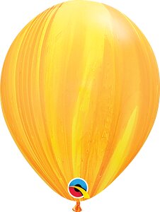 [91541] 11" Yellow Orange SuperAgate™ 5 pcs