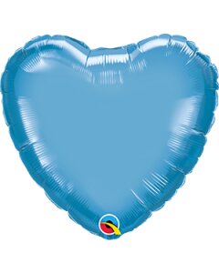 [896466] 18" Blue Chrome Heart
