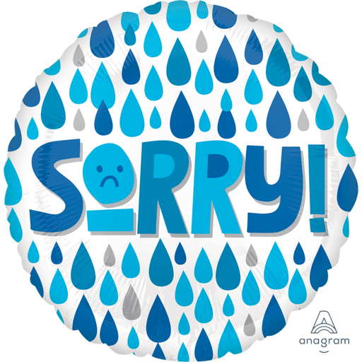 [4115401] 18" Sorry Raindrops