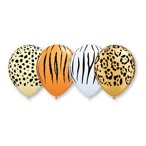 11" Safari Assortment 50ct