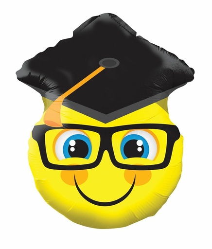 [85241-18] 18" Smiley Cap Shape Graduation