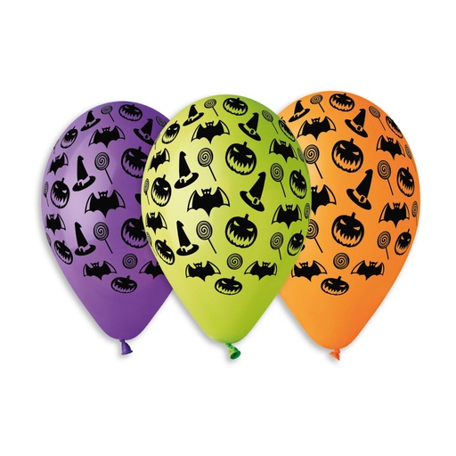 [938562] 13" GS120:  Halloween Texture Ass. #217 5 pcs