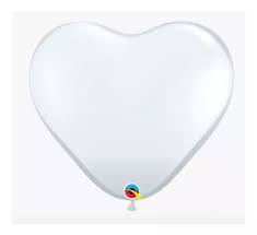 11” Happy Mother Day Clear Heart 5 pcs